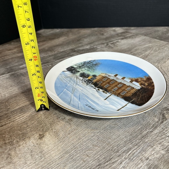 AL ROUNDS UTAH PICTURE PLATE-1987 TERRITORIAL CAPITOL IN FILMORE-THE VALLEY BANK - Picture 9 of 9